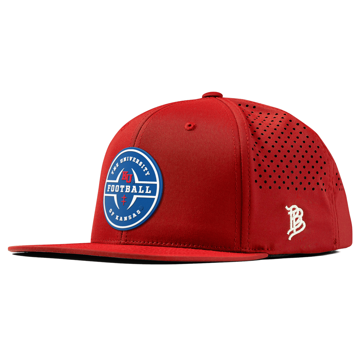 University of Kansas "Kansas Football Legacy" Flat Performance Red