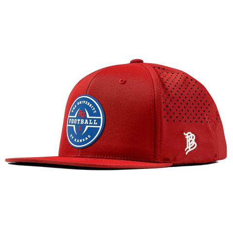 University of Kansas "Kansas Football Legacy" Flat Performance Red
