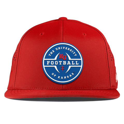 University of Kansas "Kansas Football Legacy" Flat Performance Red