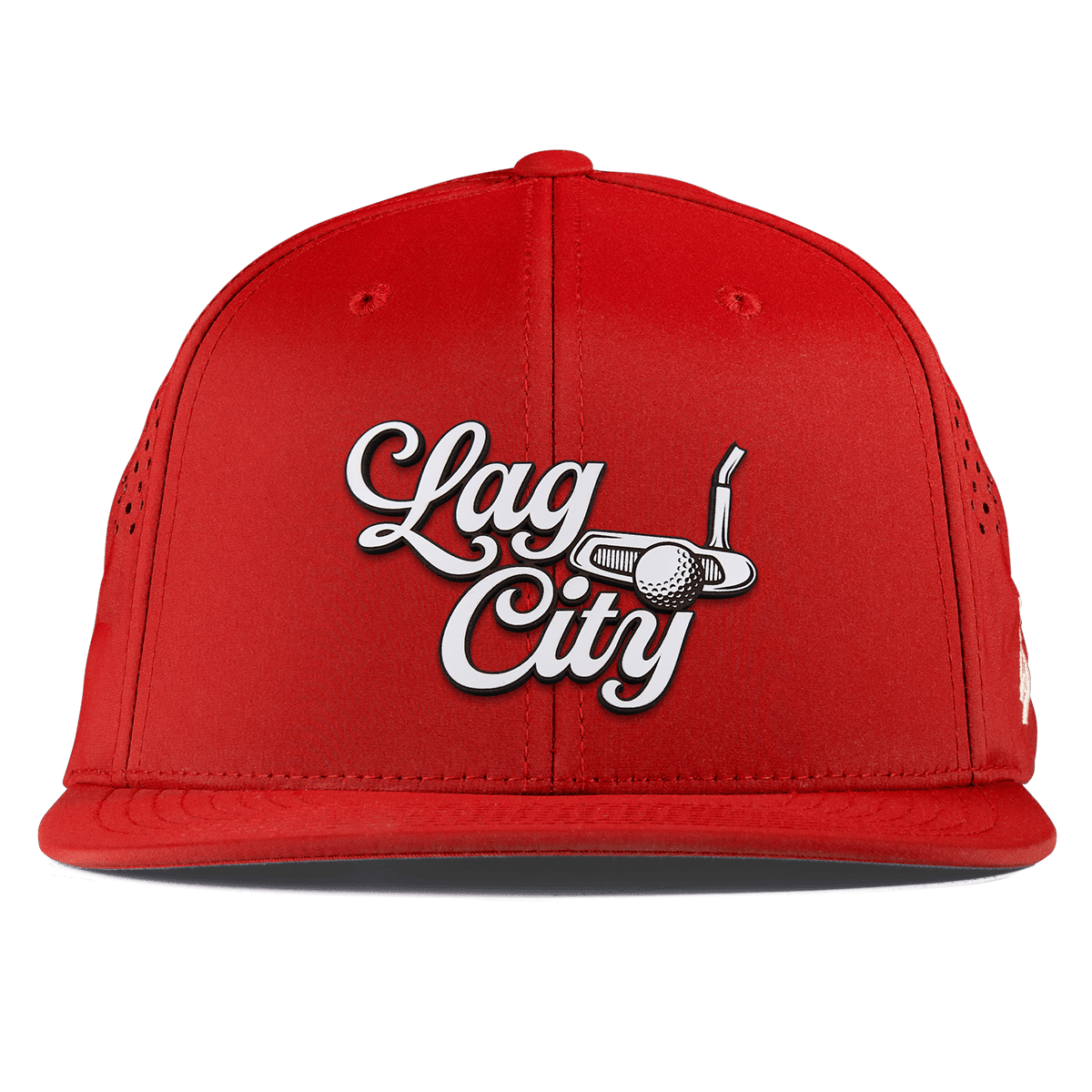 Lag City Script Flat Performance Red