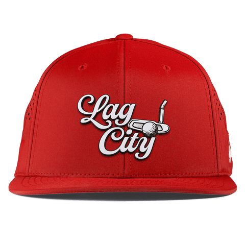 Lag City Script Flat Performance Red