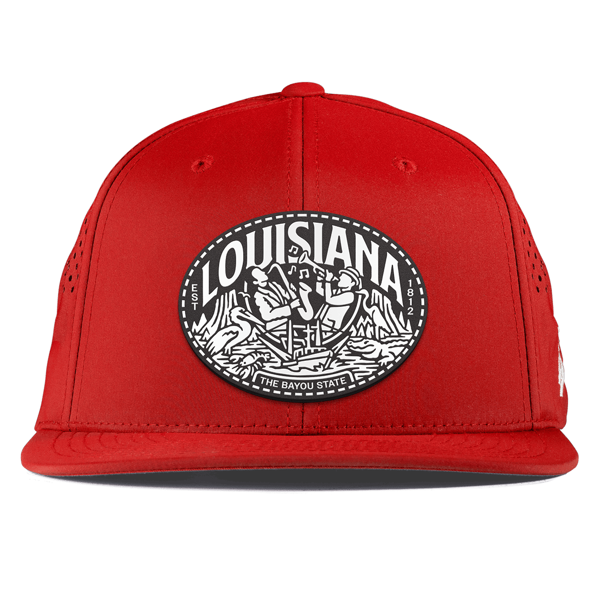 Louisiana Traveler Flat Performance Red
