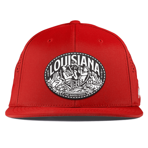 Louisiana Traveler Flat Performance Red