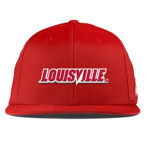 University of Louisville "Louisville Block" Flat Performance Red
