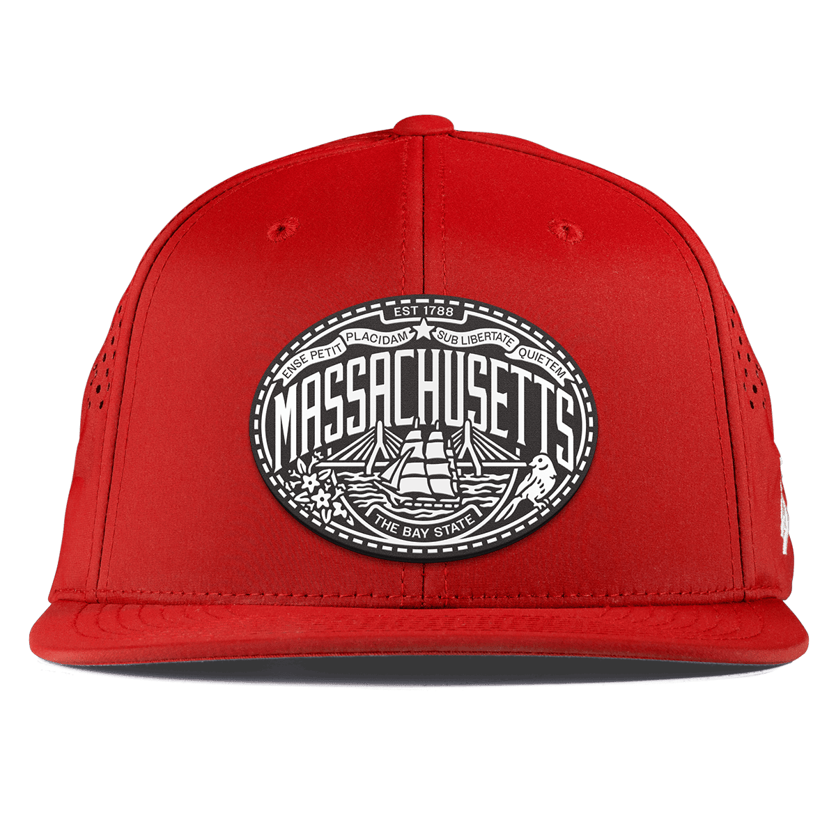 Massachusetts Traveler Flat Performance Red