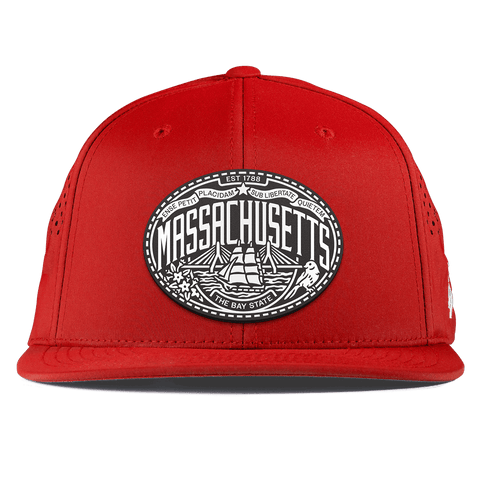 Massachusetts Traveler Flat Performance Red