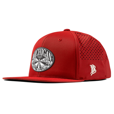 Michigan Traveler Flat Performance Red