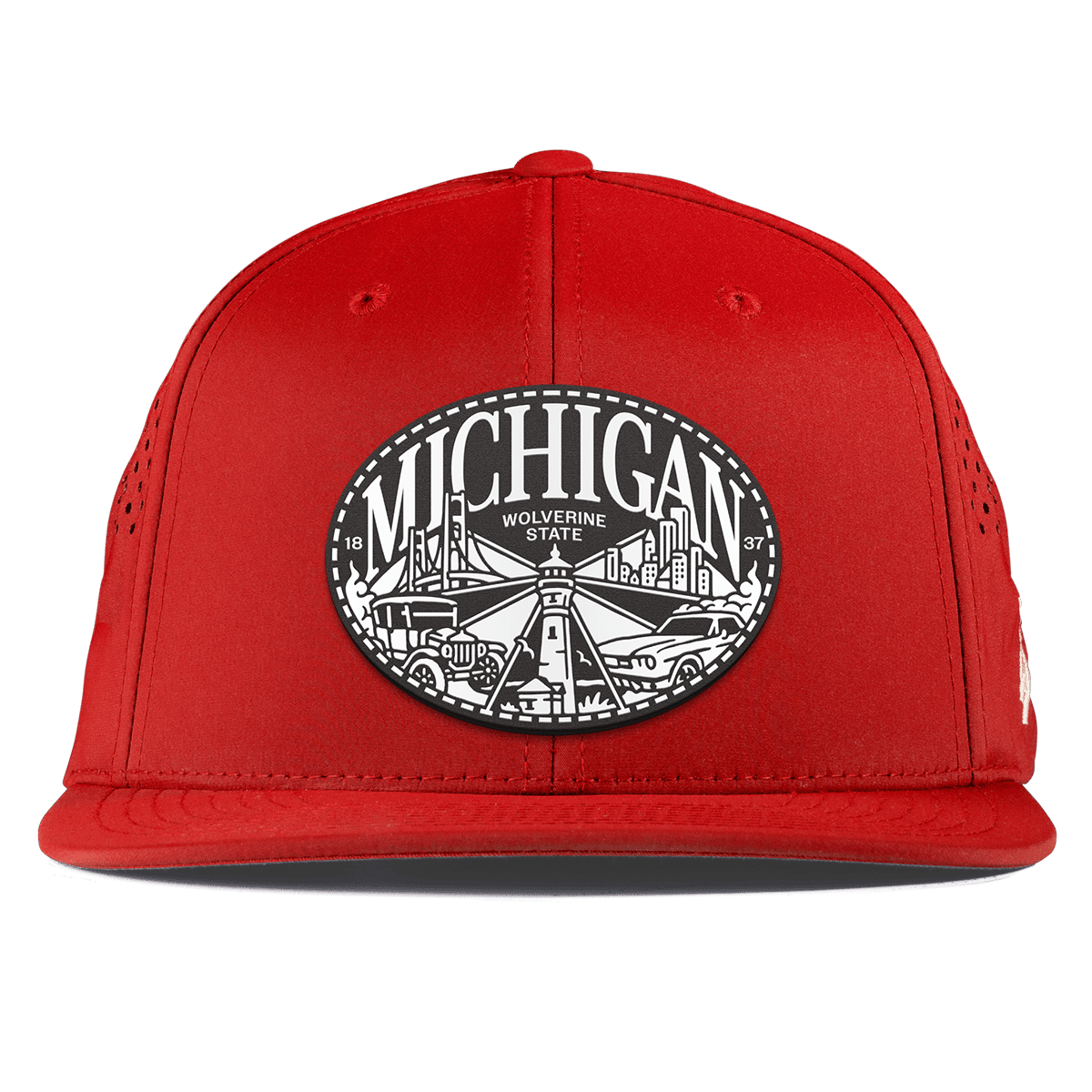 Michigan Traveler Flat Performance Red