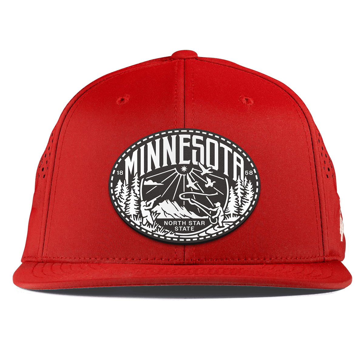 Minnesota Traveler Flat Performance Red