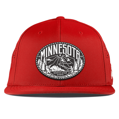 Minnesota Traveler Flat Performance Red