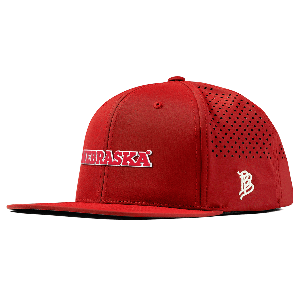 University of Nebraska "Nebraska Block" Flat Performance Red