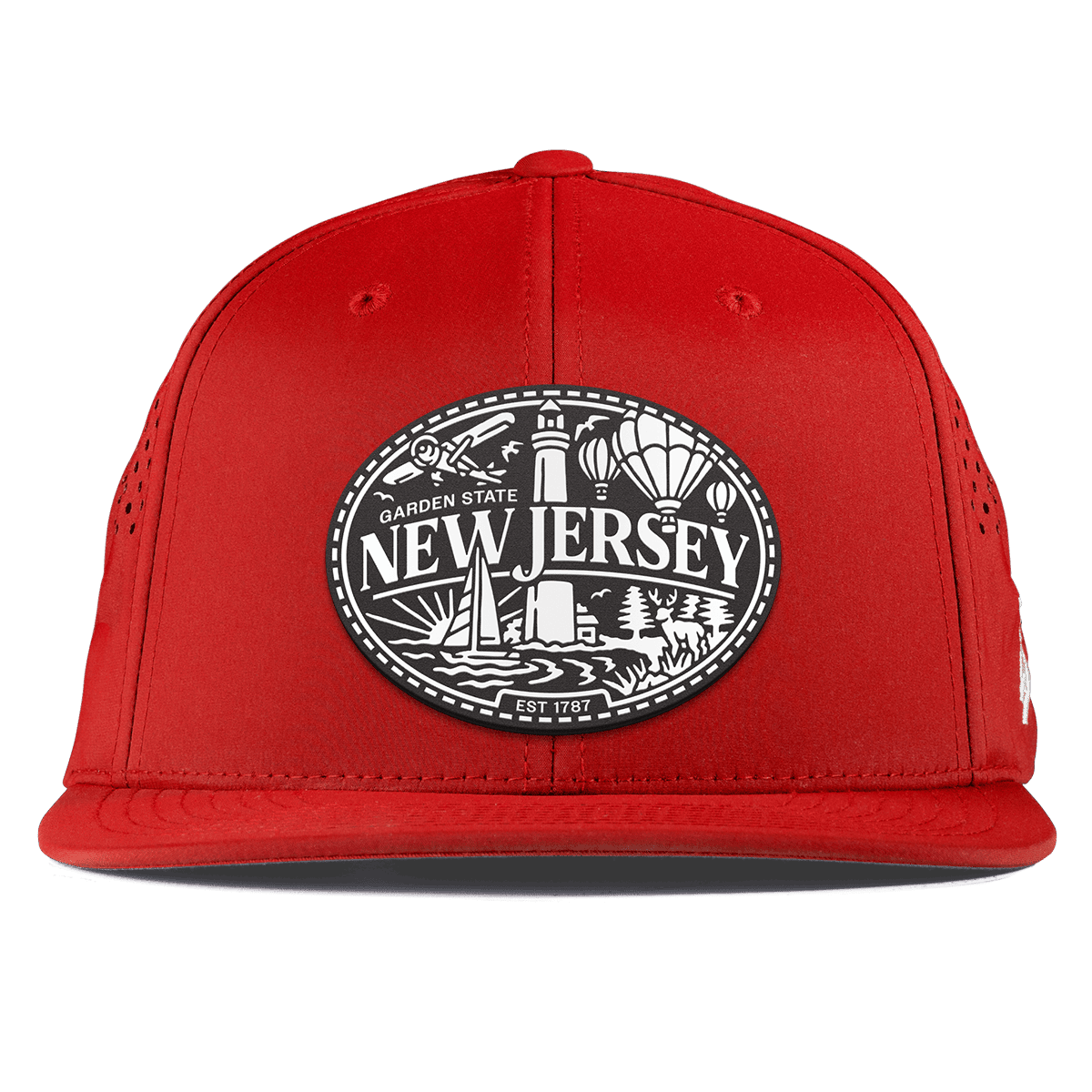 New Jersey Traveler Flat Performance Red