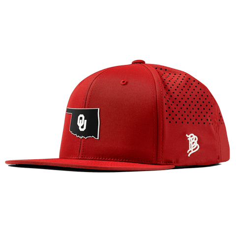 University of Oklahoma "Oklahoma Vintage Series" Flat Performance Red