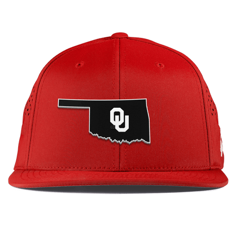 University of Oklahoma "Oklahoma Vintage Series" Flat Performance Red
