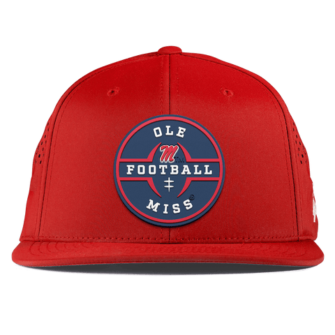 University of Mississippi "Ole Miss Football Legacy" Flat Performance Red