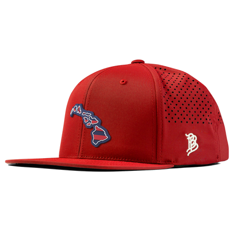 Hawaii Patriot Series Flat Performance Red