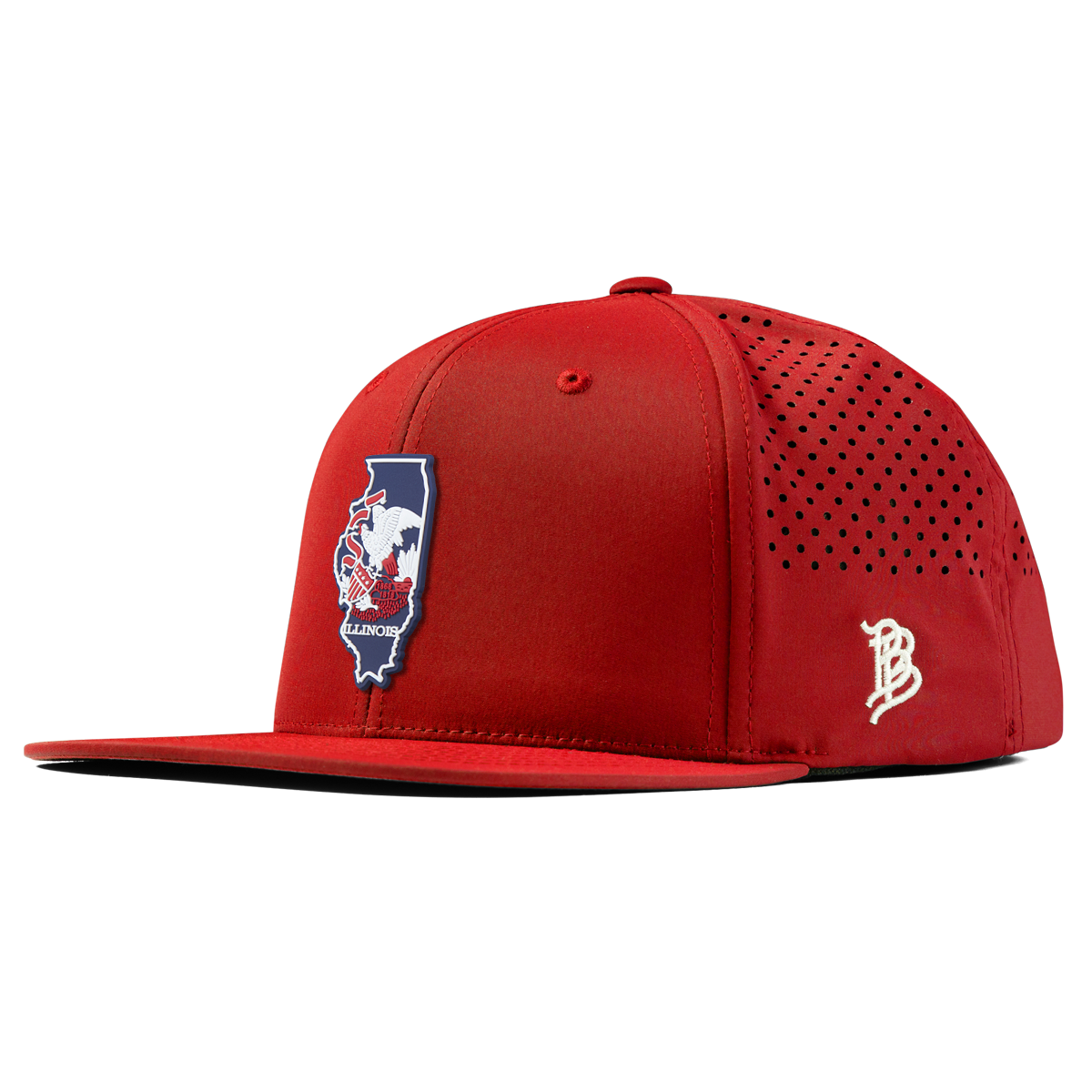 Illinois Patriot Series Flat Performance Red