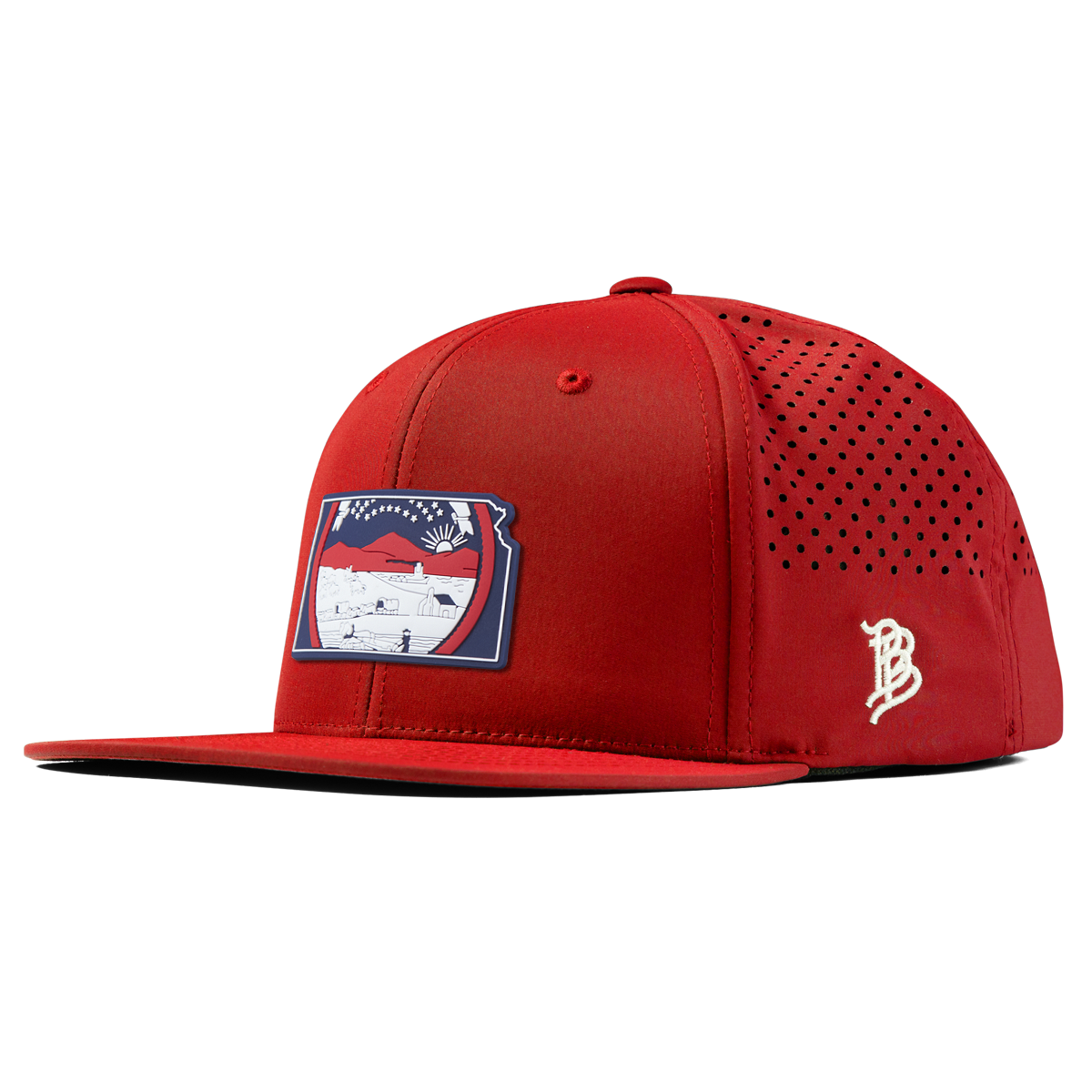 Kansas Patriot Series Flat Performance Red