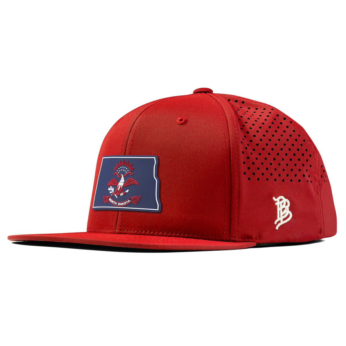 North Dakota Patriot Series Flat Performance Red