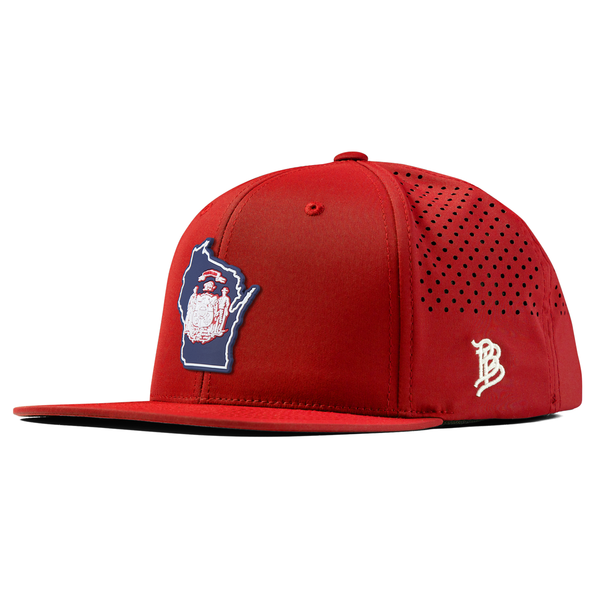 Wisconsin Patriot Series Flat Performance Red