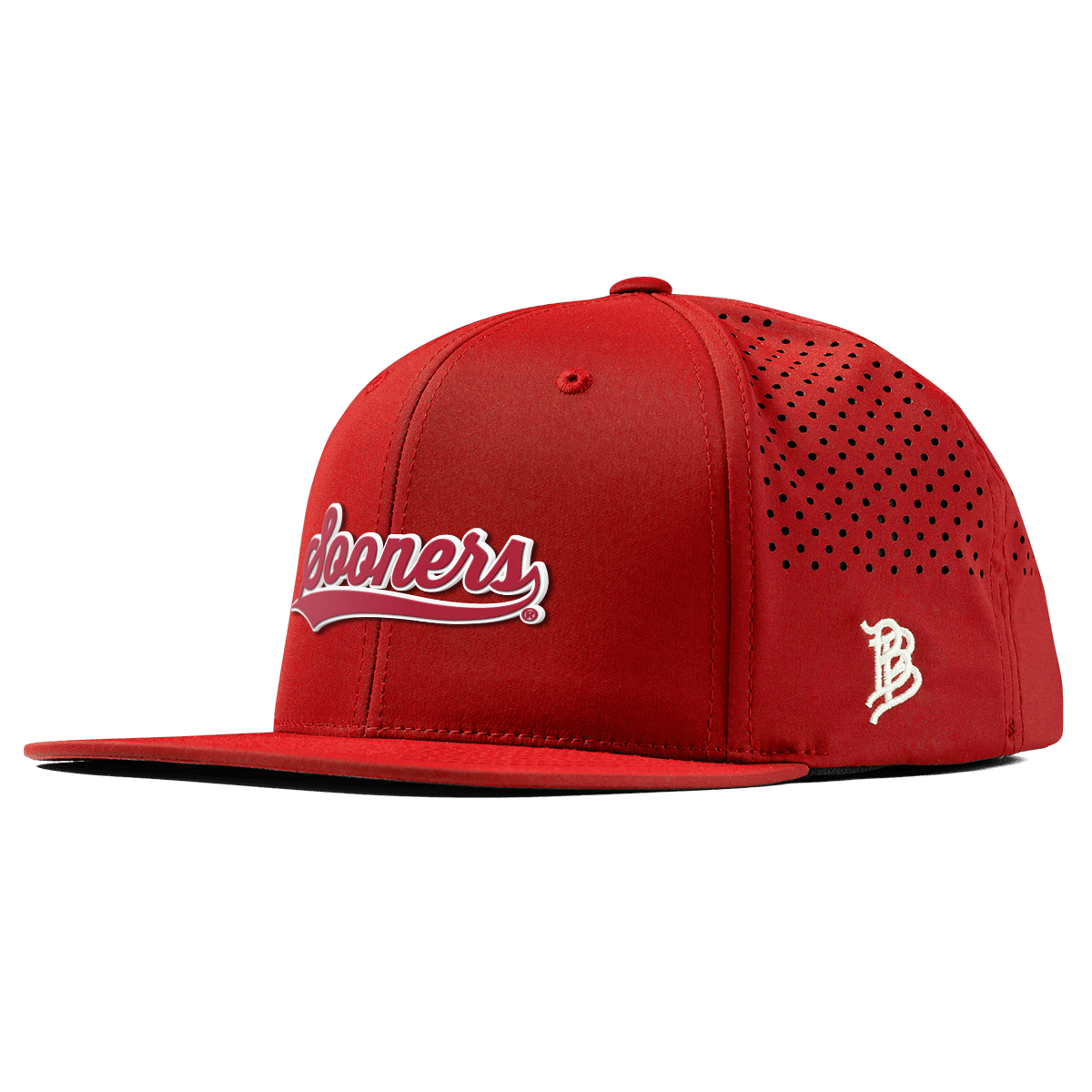 University of Oklahoma "Sooners Script" Flat Performance Red