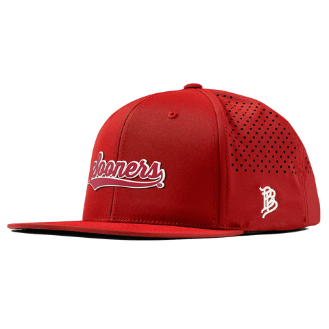 University of Oklahoma "Sooners Script" Flat Performance Red