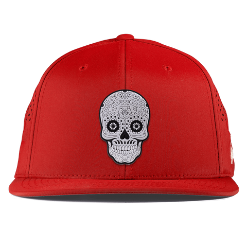 Sugar Skull PVC Flat Performance Red