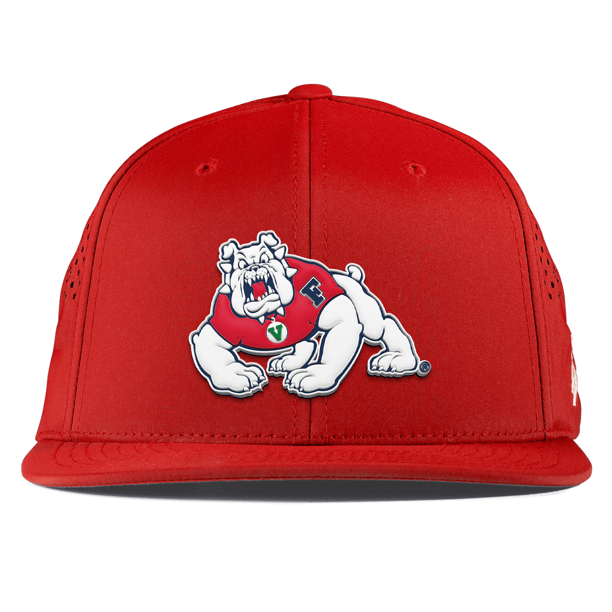 Fresno State University "TimeOut The Bulldog" Flat Performance Red