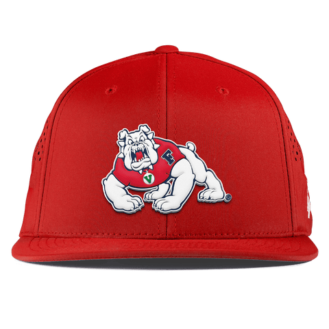 Fresno State University "TimeOut The Bulldog" Flat Performance Red