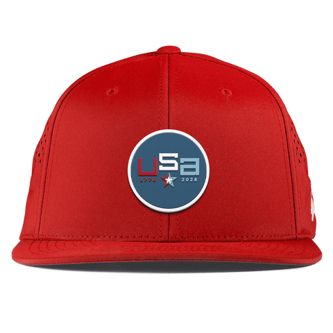 USA 250 Flat Performance Red