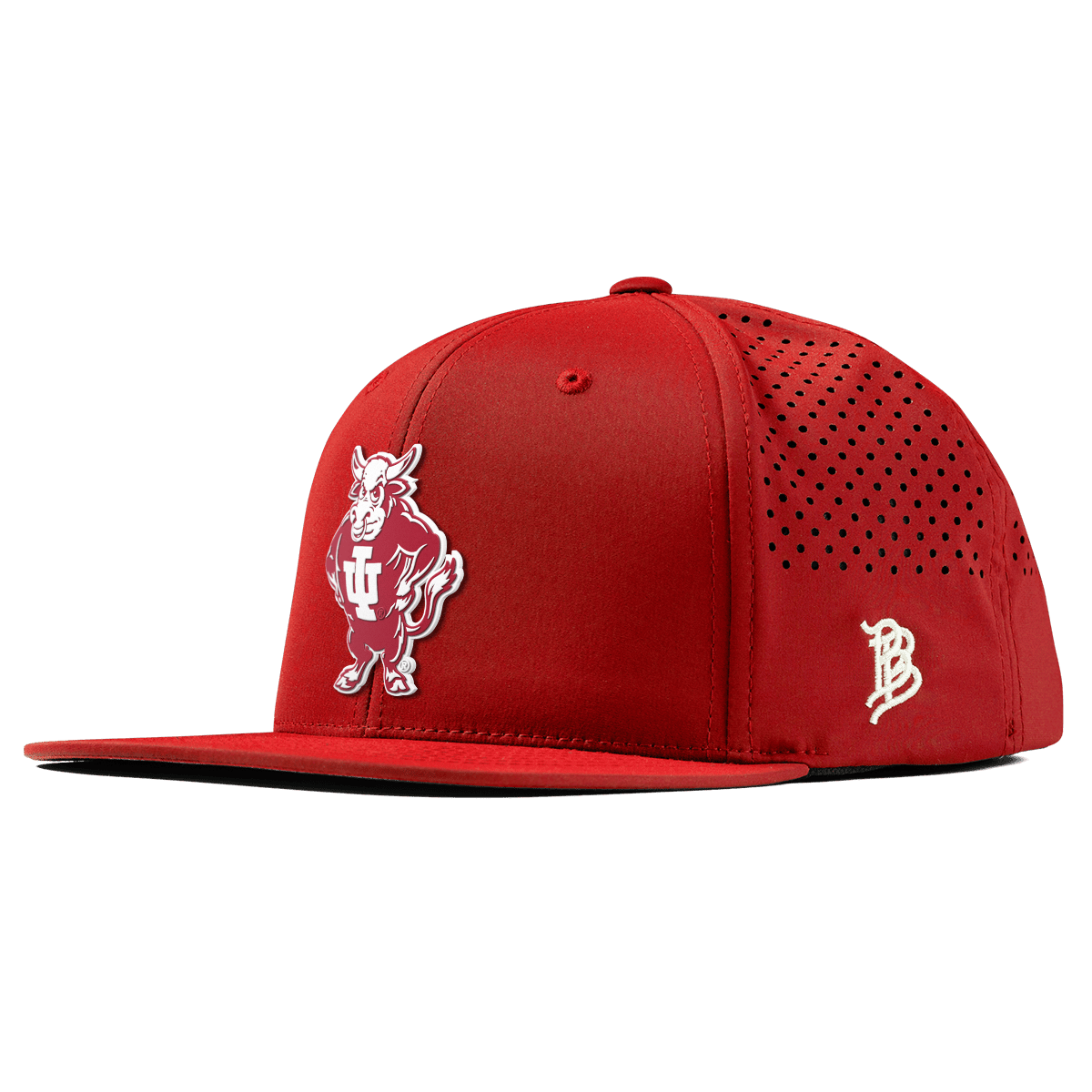 Indiana University "Vintage Bison" Flat Performance Red