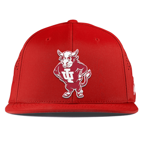 Indiana University "Vintage Bison" Flat Performance Red
