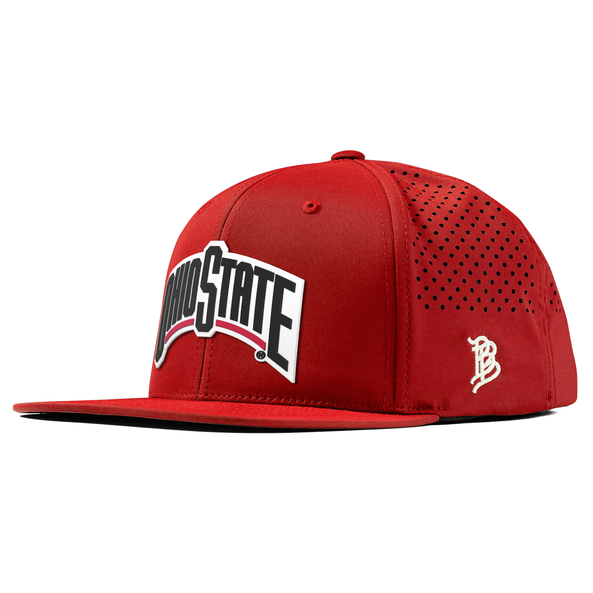 Ohio State University "Vintage Ohio State Block" Flat Performance Red