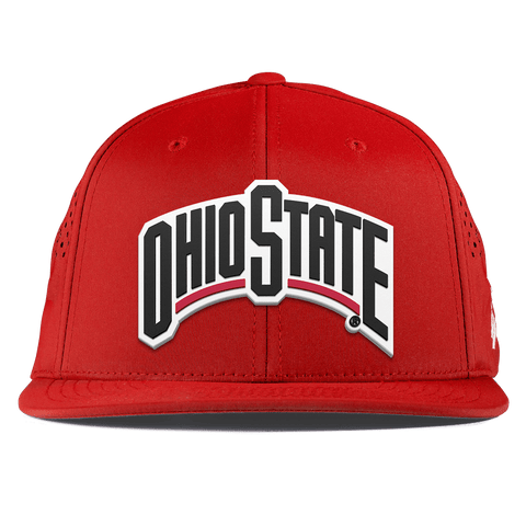 Ohio State University "Vintage Ohio State Block" Flat Performance Red