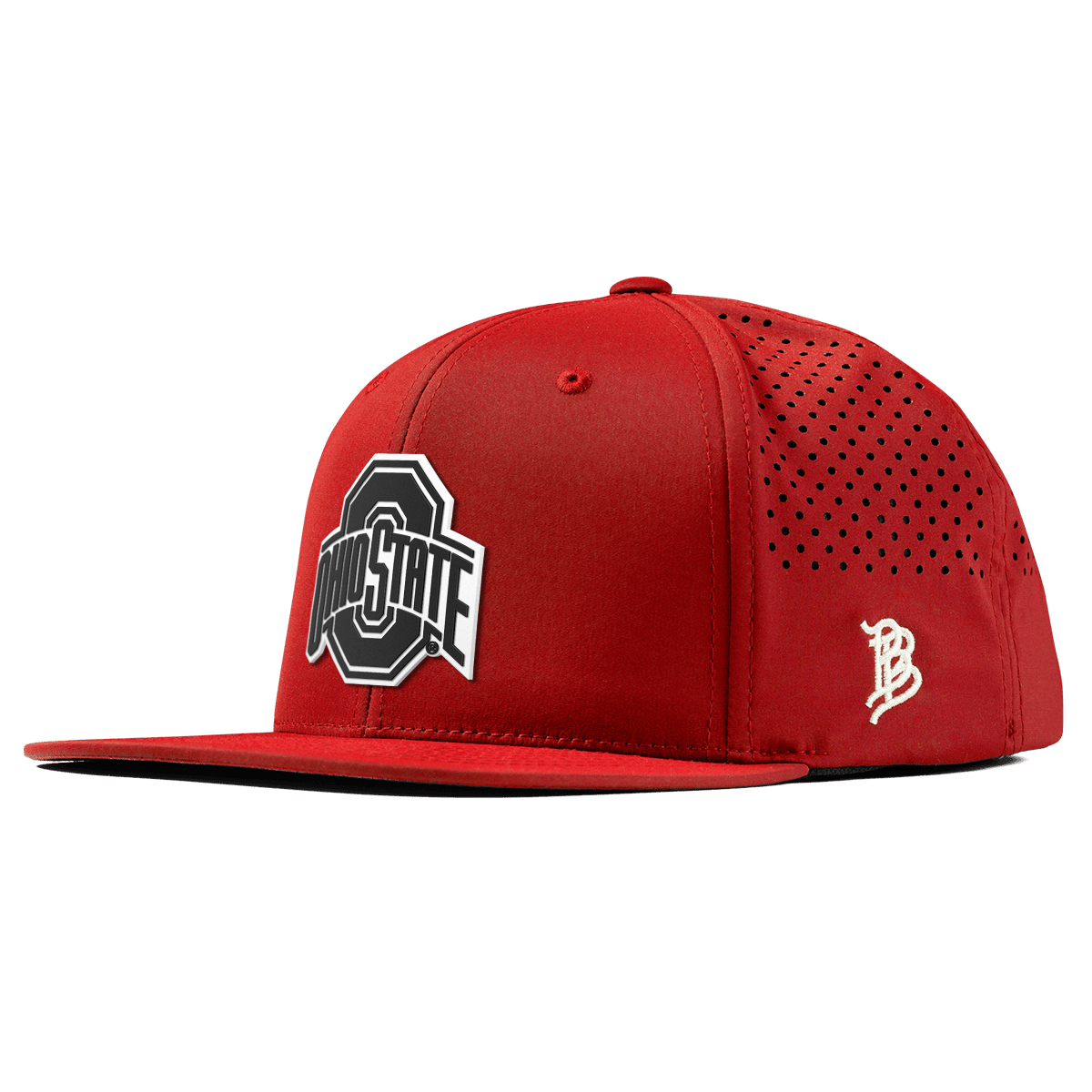 Ohio State University "Vintage Ohio State Team Logo" Flat Performance Red
