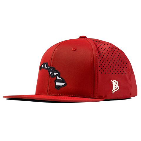 Hawaii Vintage Flat Performance Red