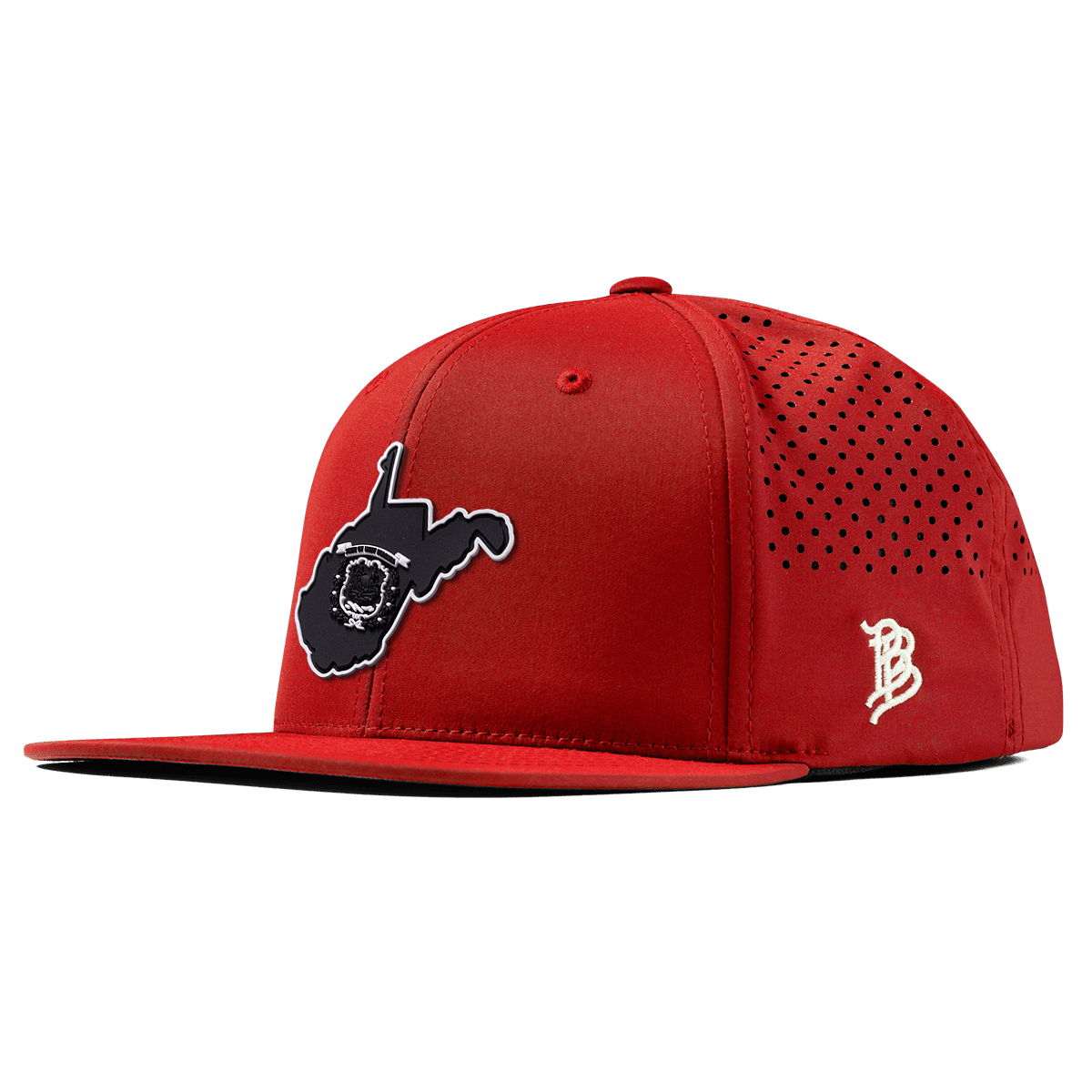 West Virginia Vintage Flat Performance Red