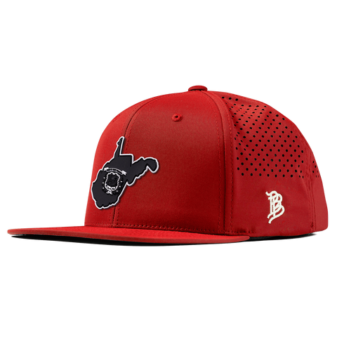 West Virginia Vintage Flat Performance Red