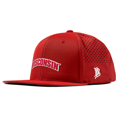 University of Wisconsin "Wisconsin Block" Flat Performance Red