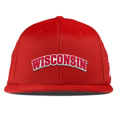 University of Wisconsin "Wisconsin Block" Flat Performance Red