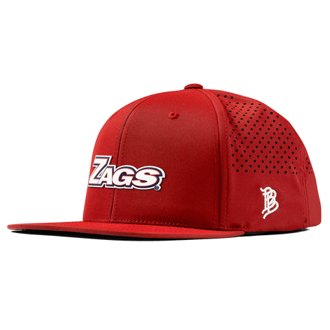 Gonzaga University "Zags Block" Flat Performance Red