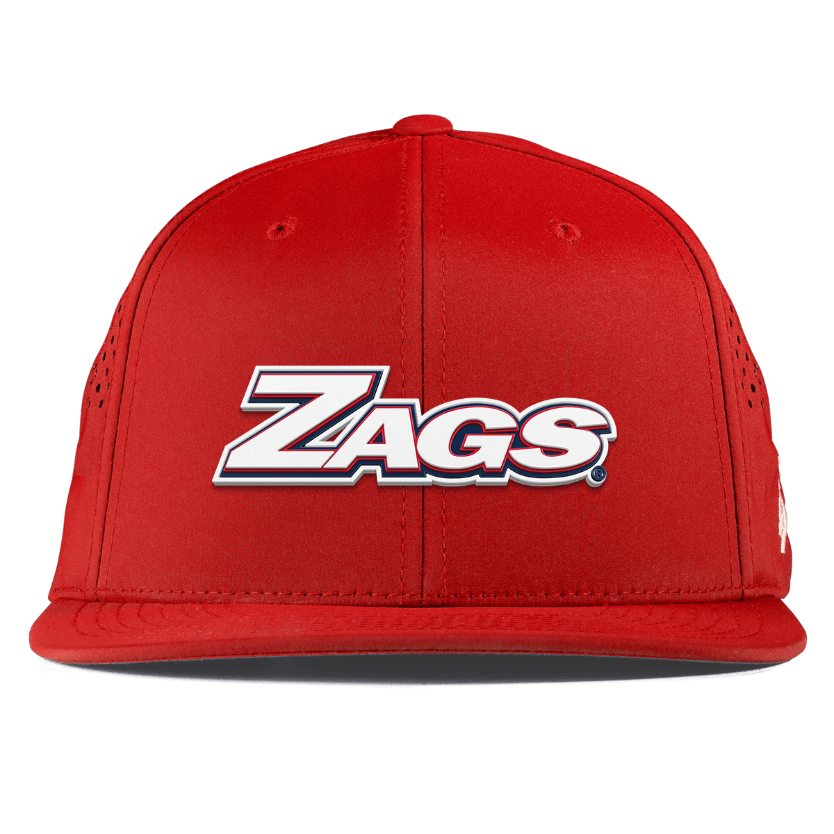 Gonzaga University "Zags Block" Flat Performance Red