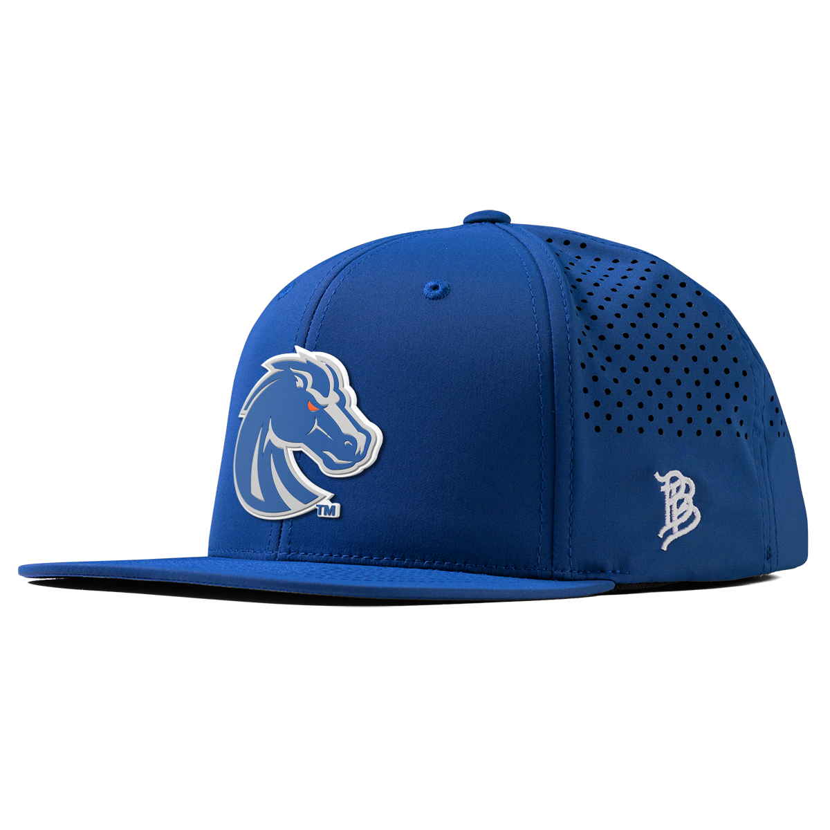 Boise State University "Boise State Broncos Gray" Flat Performance Royal
