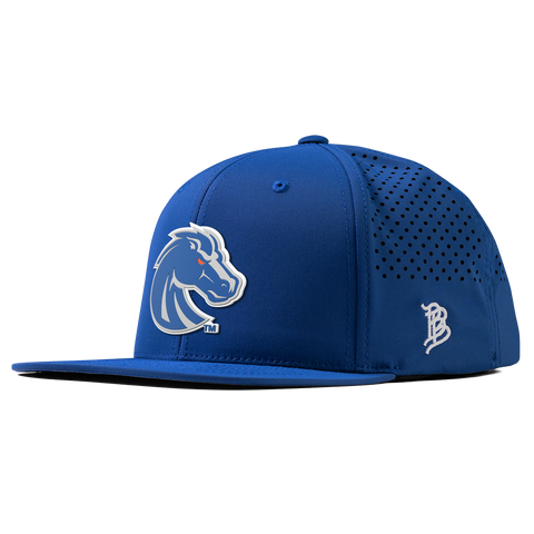 Boise State University "Boise State Broncos Gray" Flat Performance Royal
