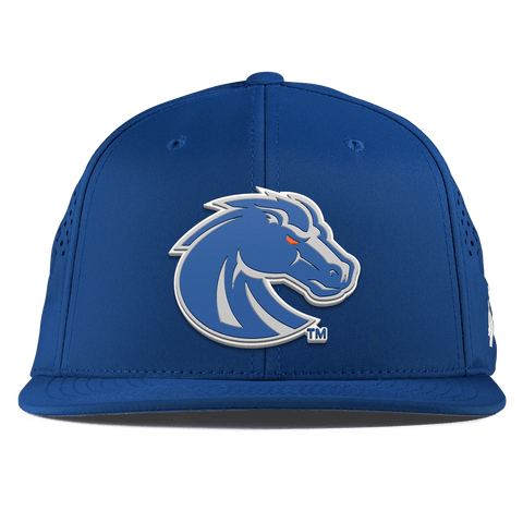 Boise State University "Boise State Broncos Gray" Flat Performance Royal