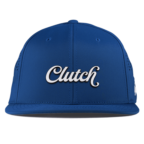 Clutch Script Flat Performance Royal