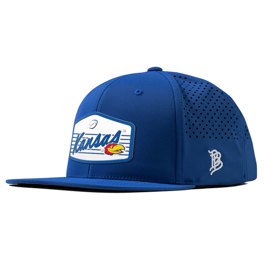 University of Kansas "Jayhawks Football" Flat Performance Royal
