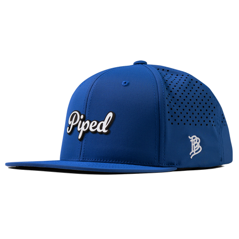 Piped Script Flat Performance Royal