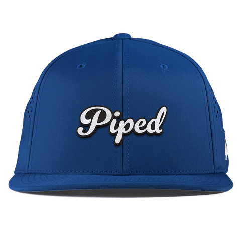 Piped Script Flat Performance Royal