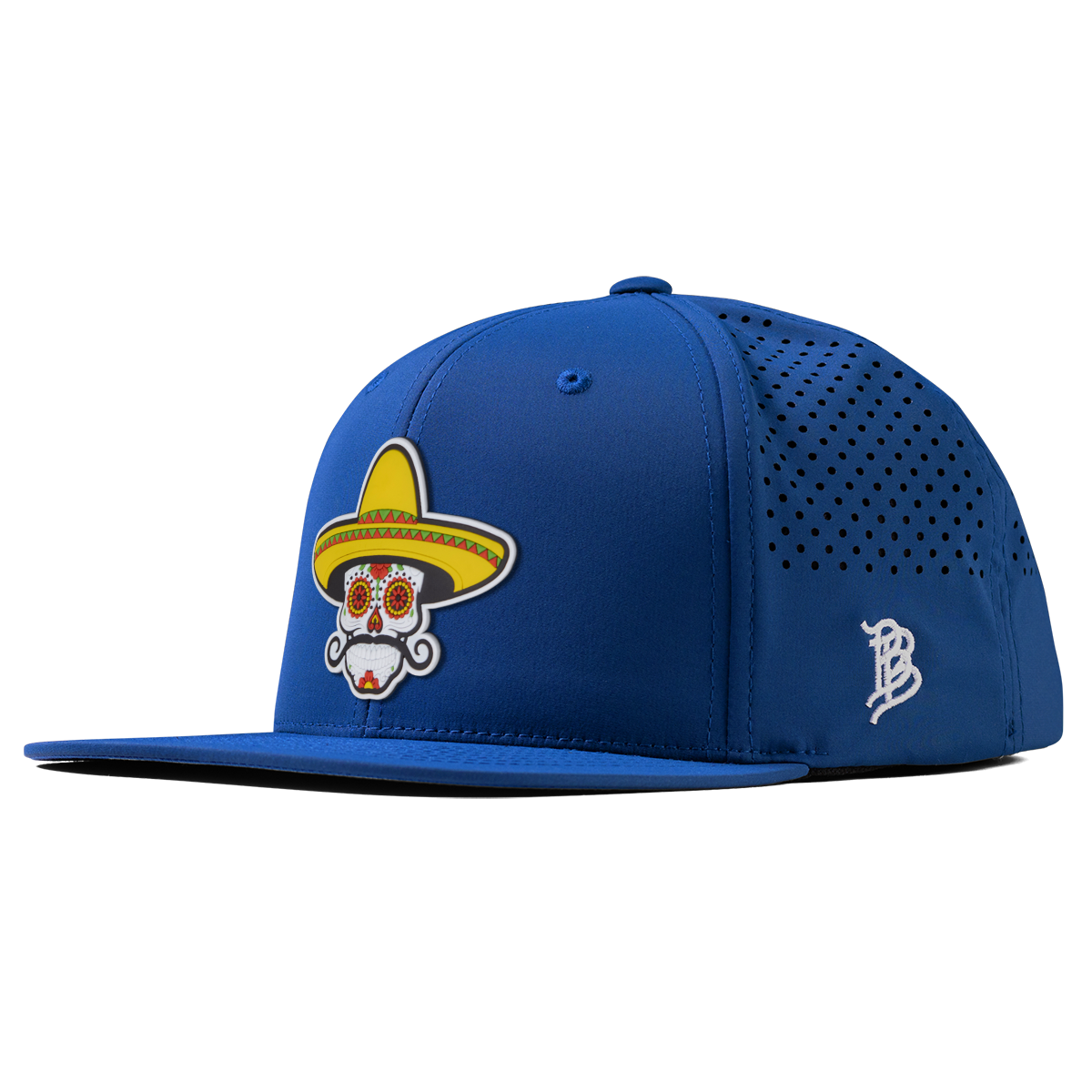 Sombrero Skull PVC Flat Performance Royal